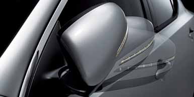 Automatisch inklapbare spiegels