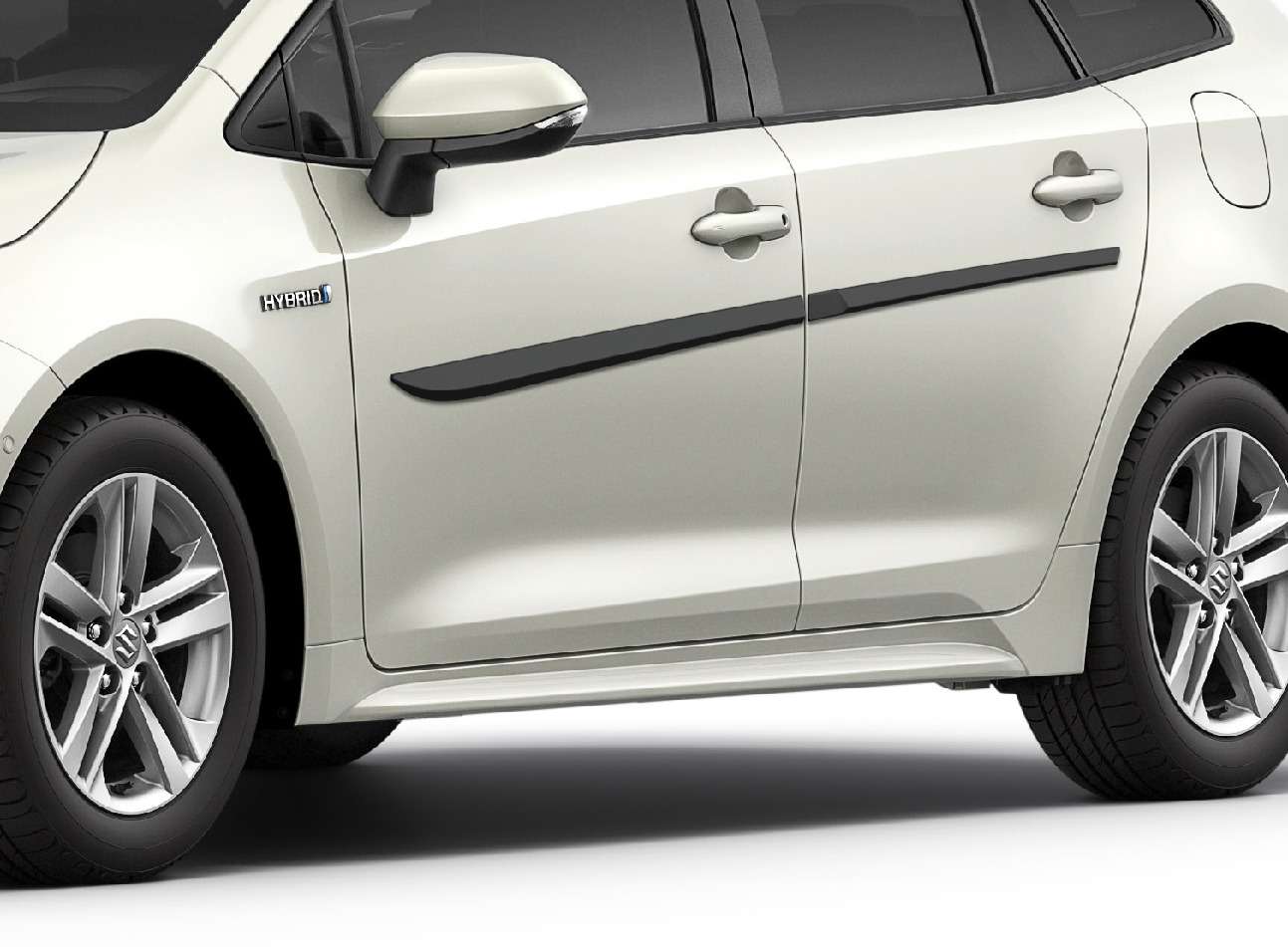 Stootlijstset, zwart