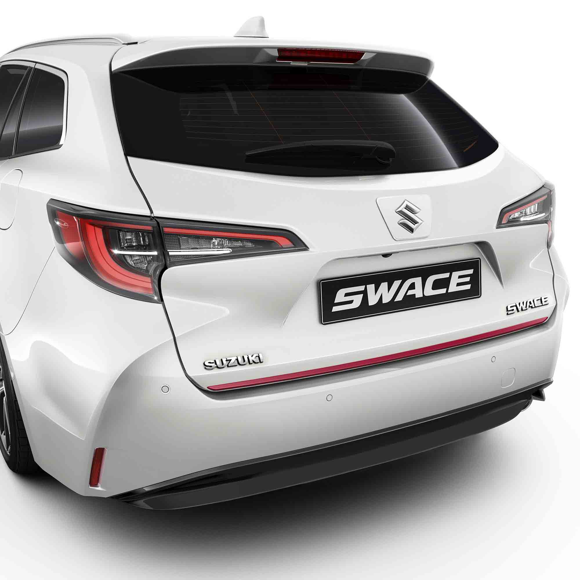 Achterklep sierlijst, rood