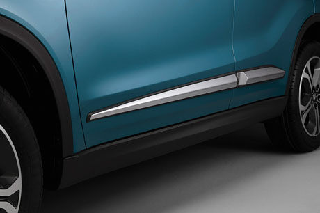 Stootlijstset chroom