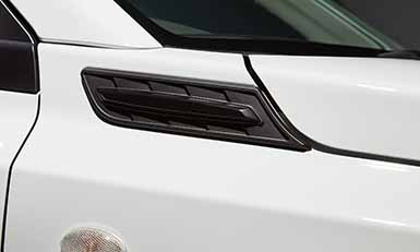 Motorkap ornament black