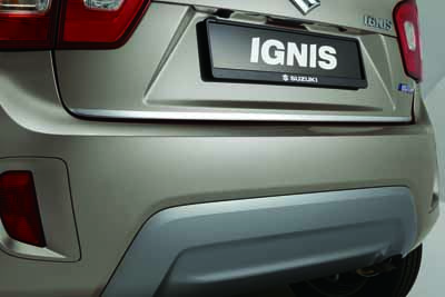 Sierstrip achterklep, chroom design