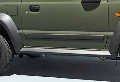 Stootlijstset, zwart