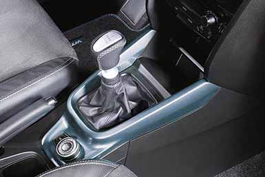 Middenconsole, 2WD grayish blue