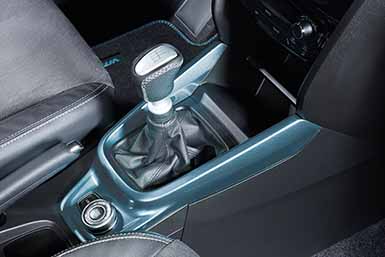 Middenconsole, 4WD grayish blue