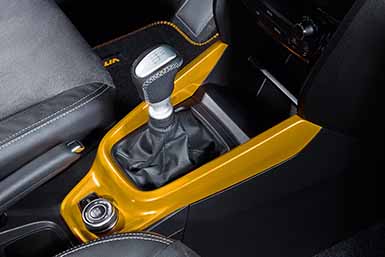 Middenconsole, 4WD solar yellow