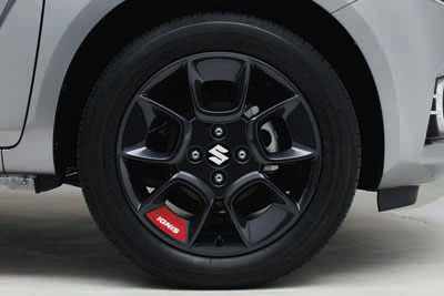 Velgstripingset in kleur rood