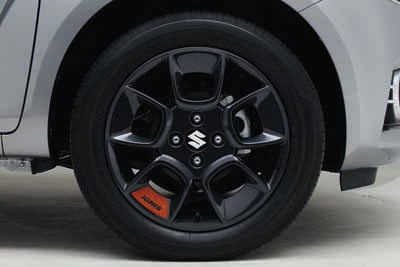 Velgstripingset in kleur oranje