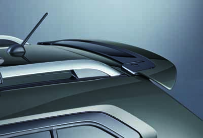 Dakspoiler in kleur Mineral Gray Met.