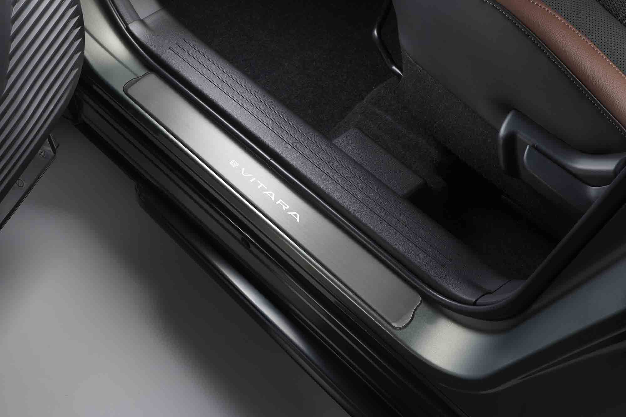 4-delige Instaplijst met logo, RVS