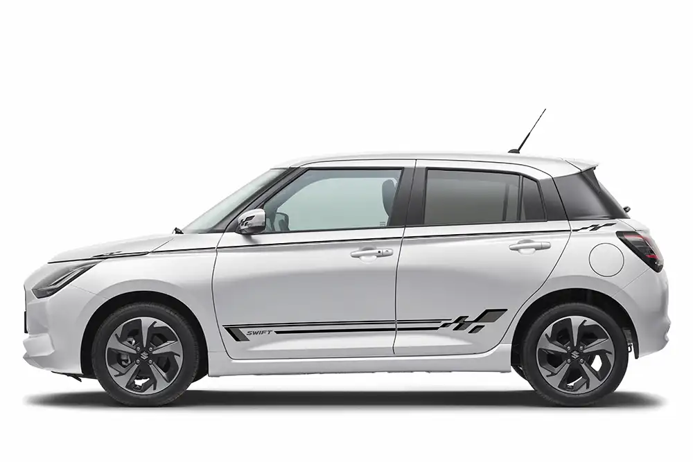 Stickerset Casual Sport, zwart