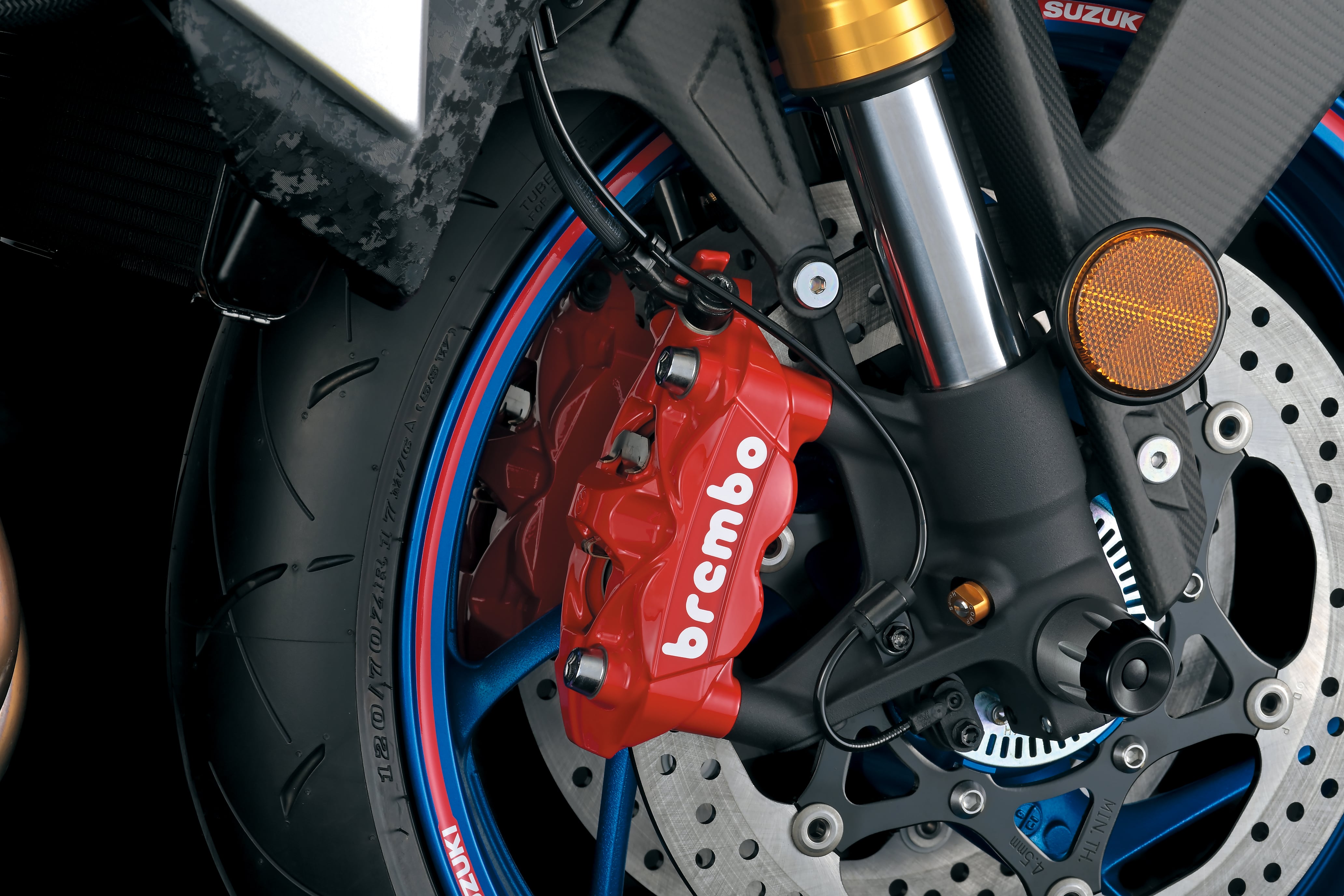Remtang set Brembo rood GSX-S