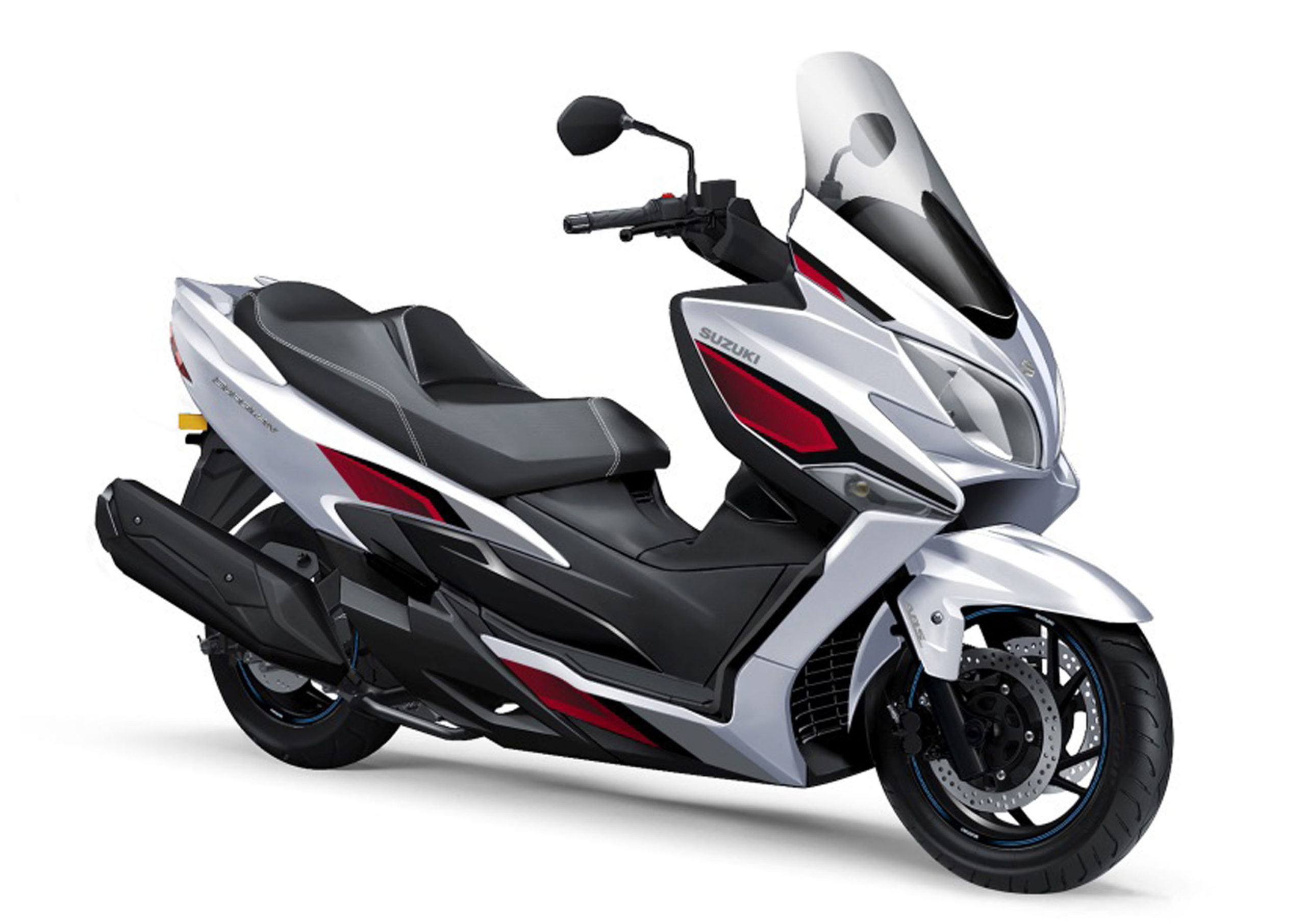 Stickerset Rood/Zwart Burgman 400 L8~