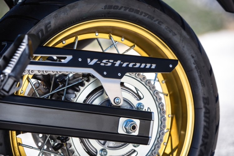 DL650 Kettingbescherming aluminium