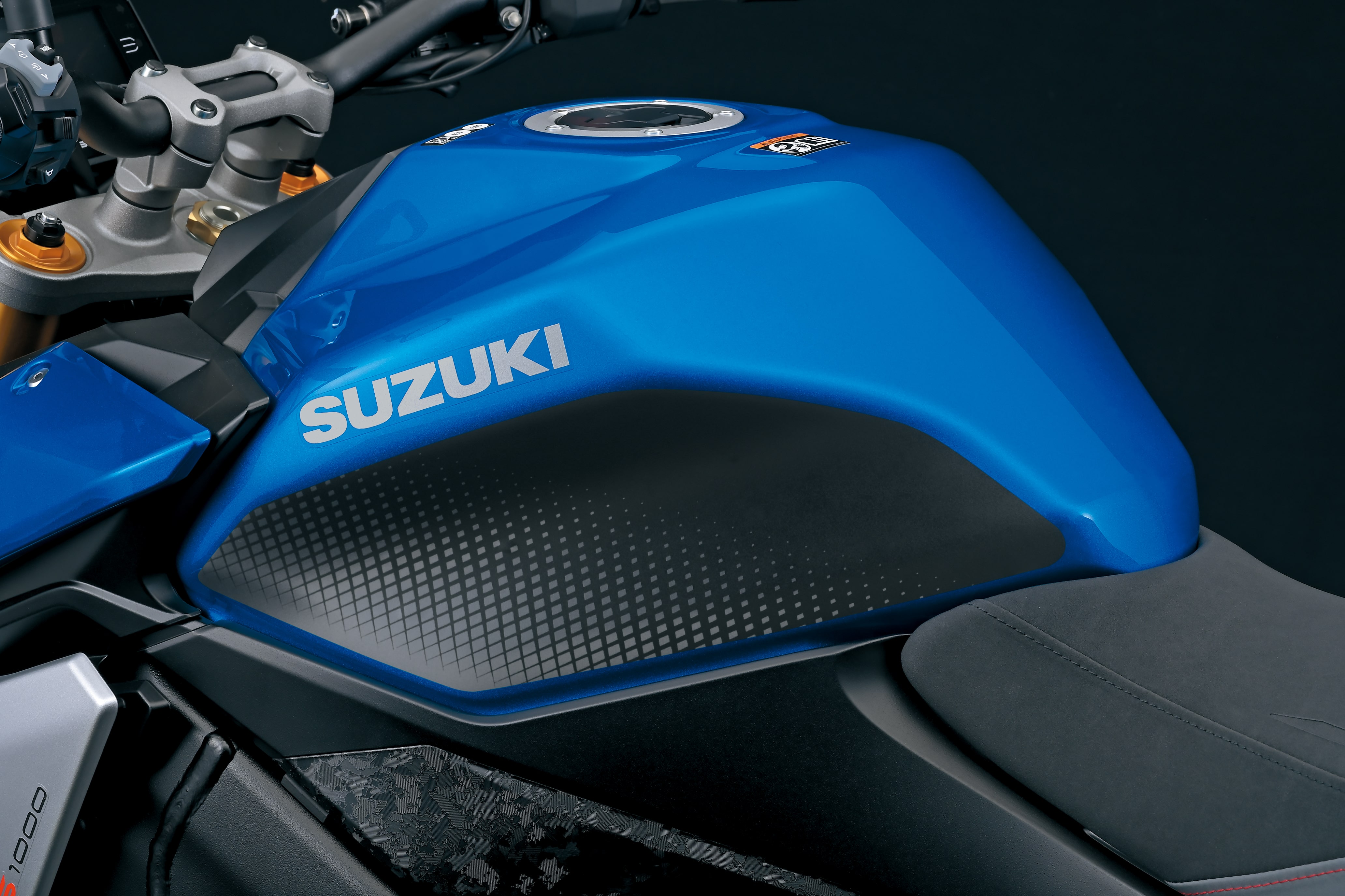 Tank protectie zwart GSX-S