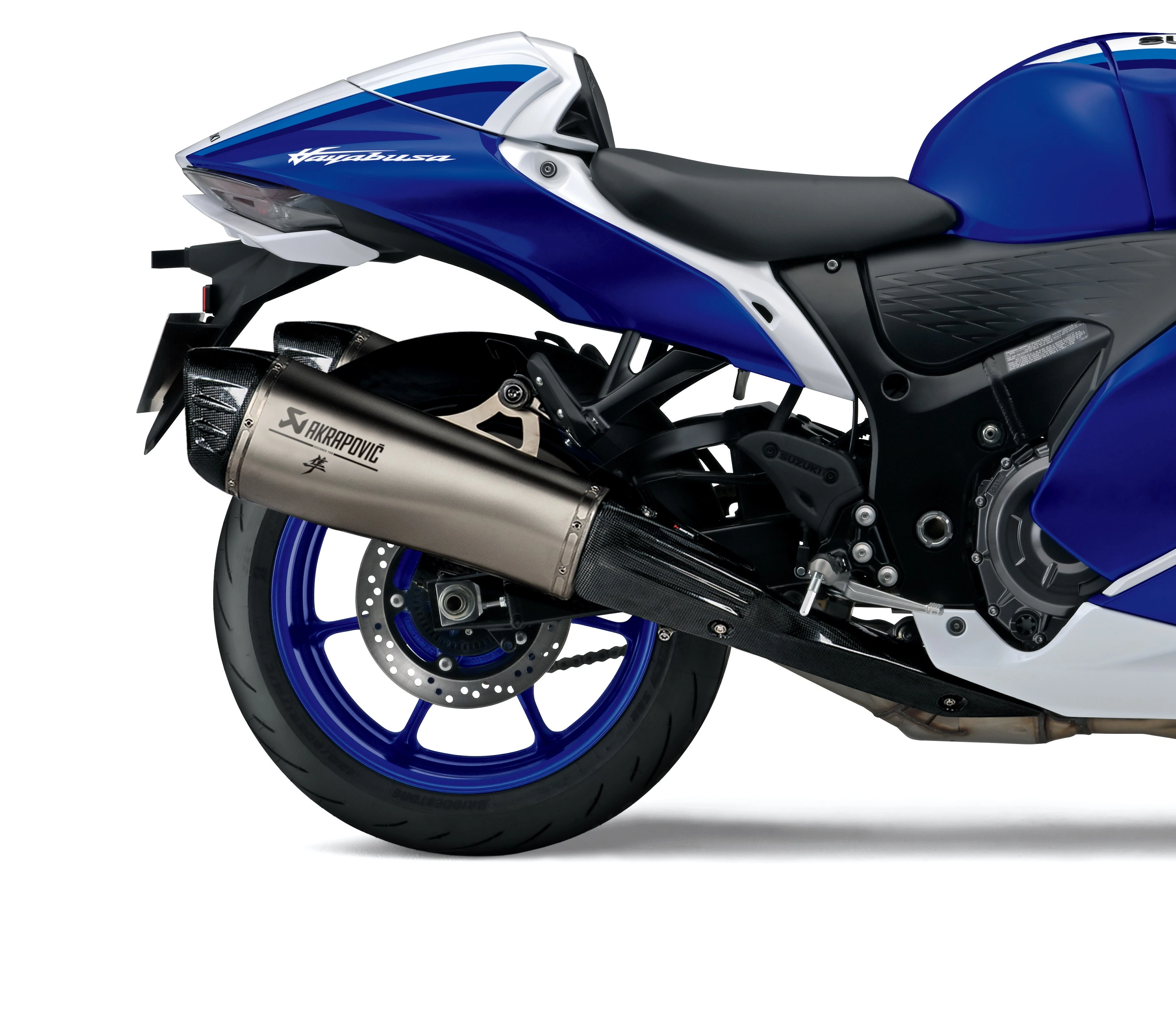 Akrapovic uitlaat, Hayabusa