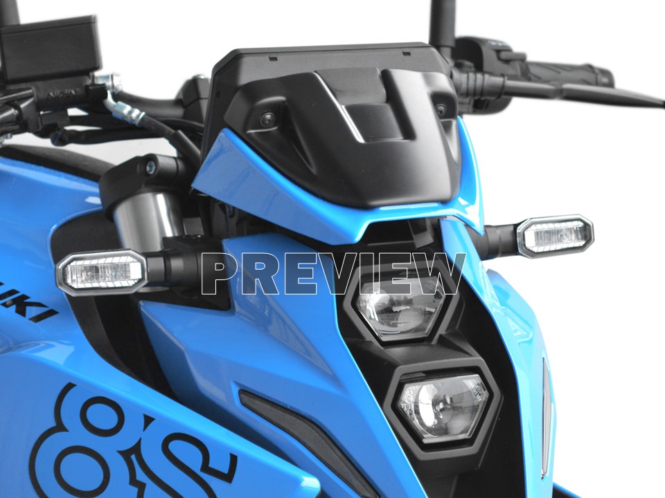 Flyscreen GSX-8S blauw/zwart