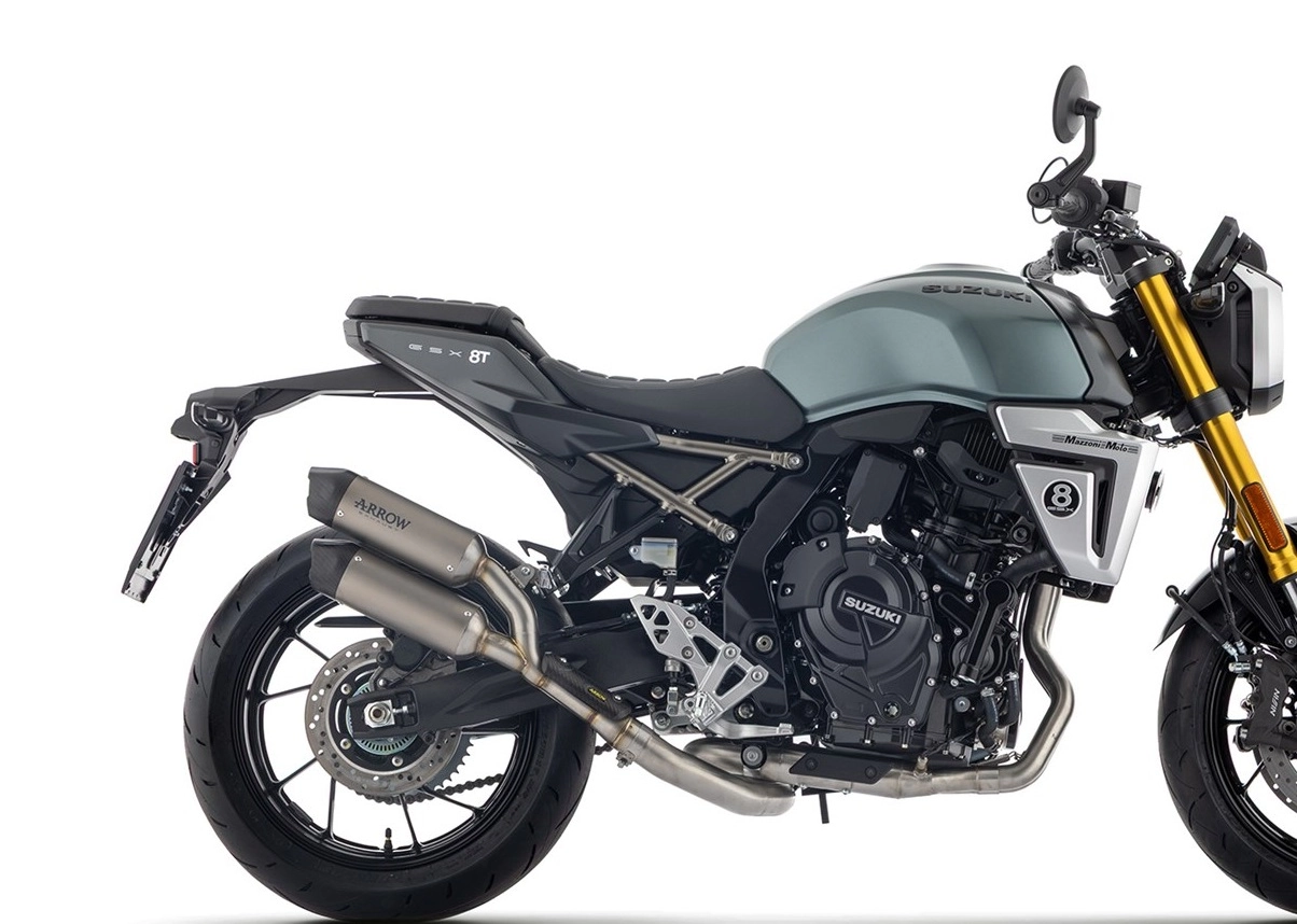 Arrow Double Round Silver Titanium