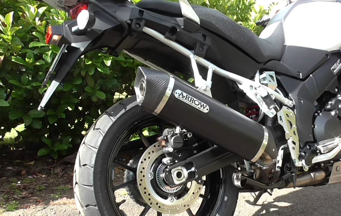 Arrow black uitlaat EEC V-Strom