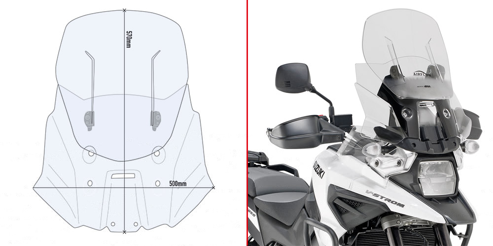 Windscherm Airflow DL1050