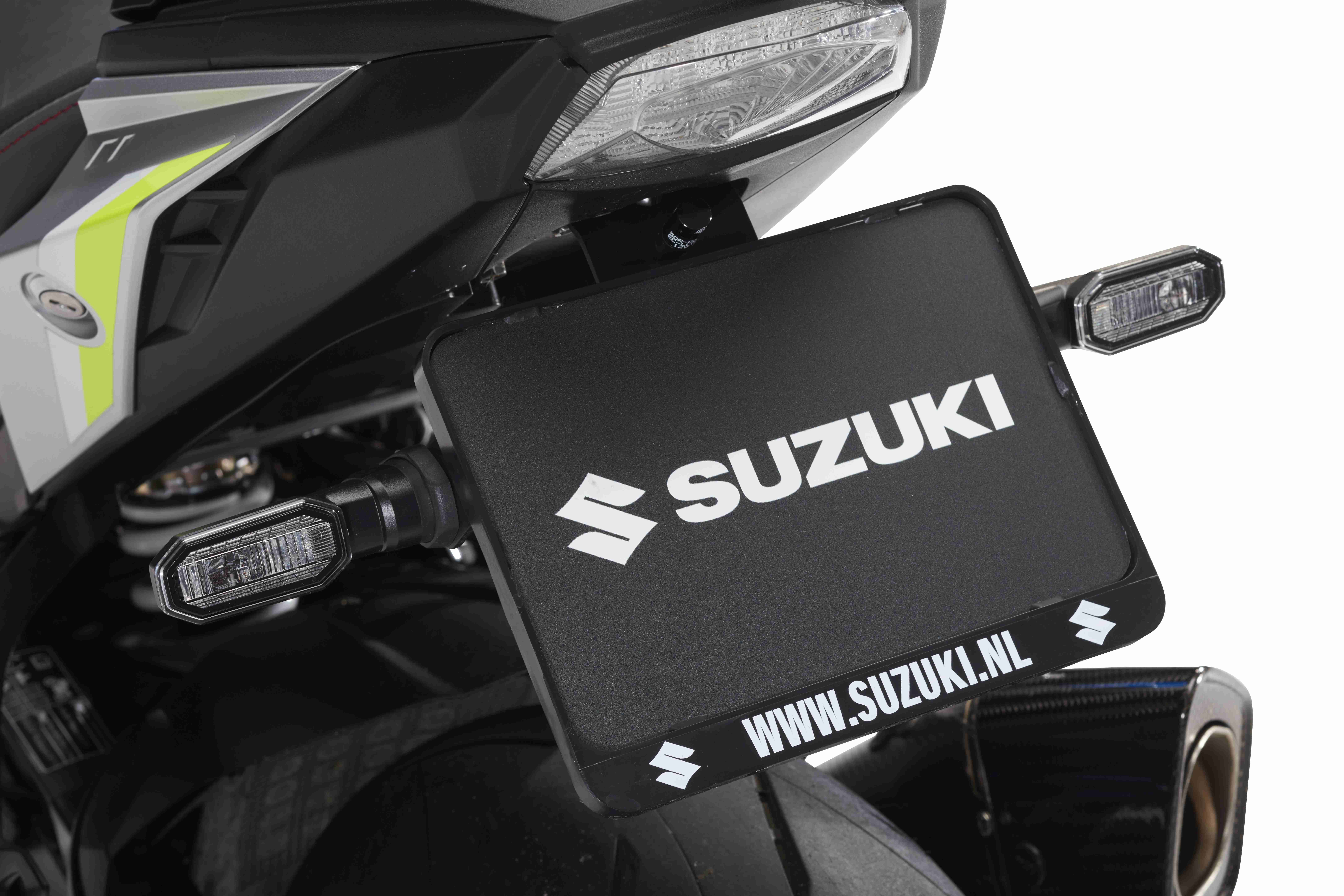 Kentekenplaathouder GSXS LED met verl.