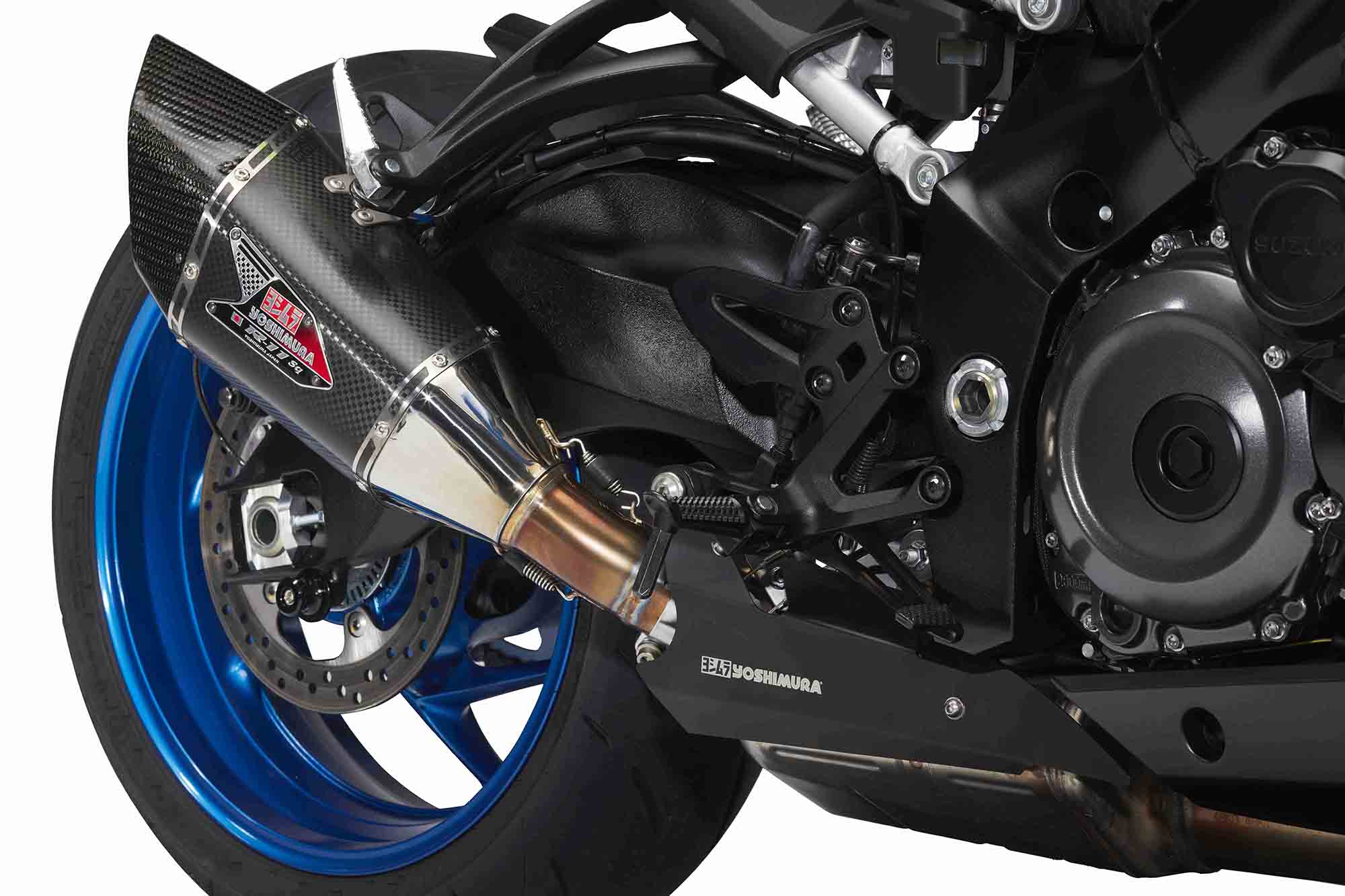 EEC R11Sq carbon/zwart slip-on GSX-S M2~