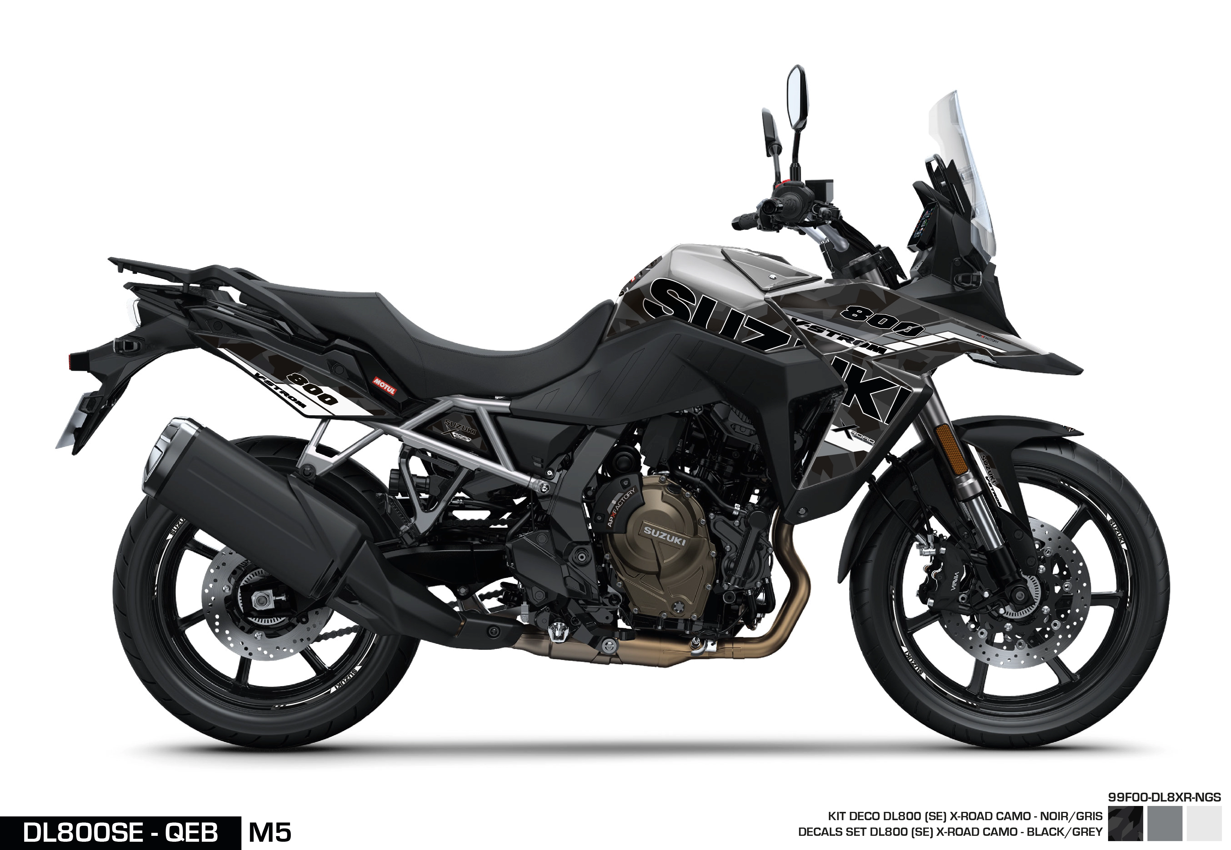 Stickerset V-Strom 800 Xroad cammo