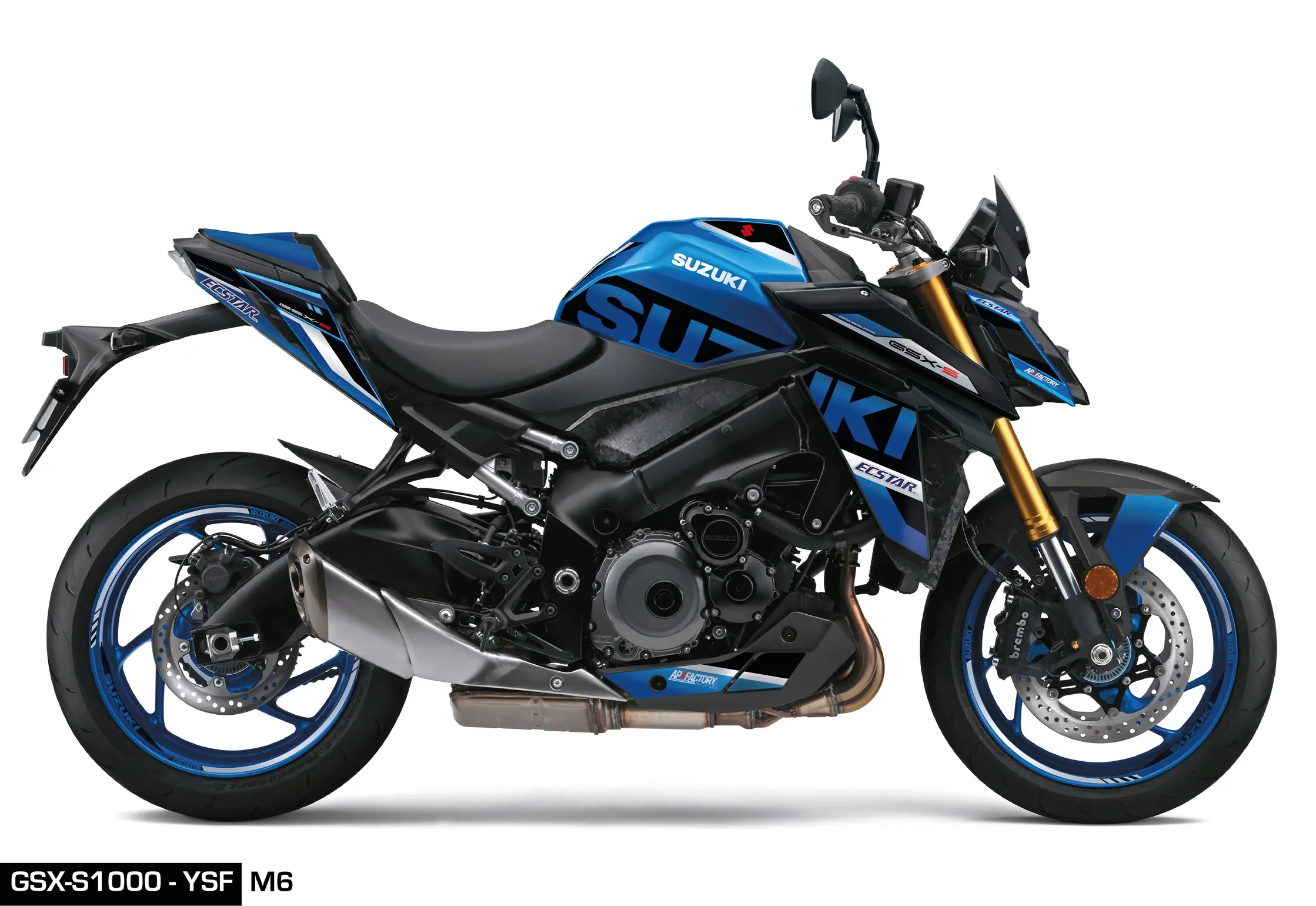 Stickerset GSX-S1000 Ecstar YSF