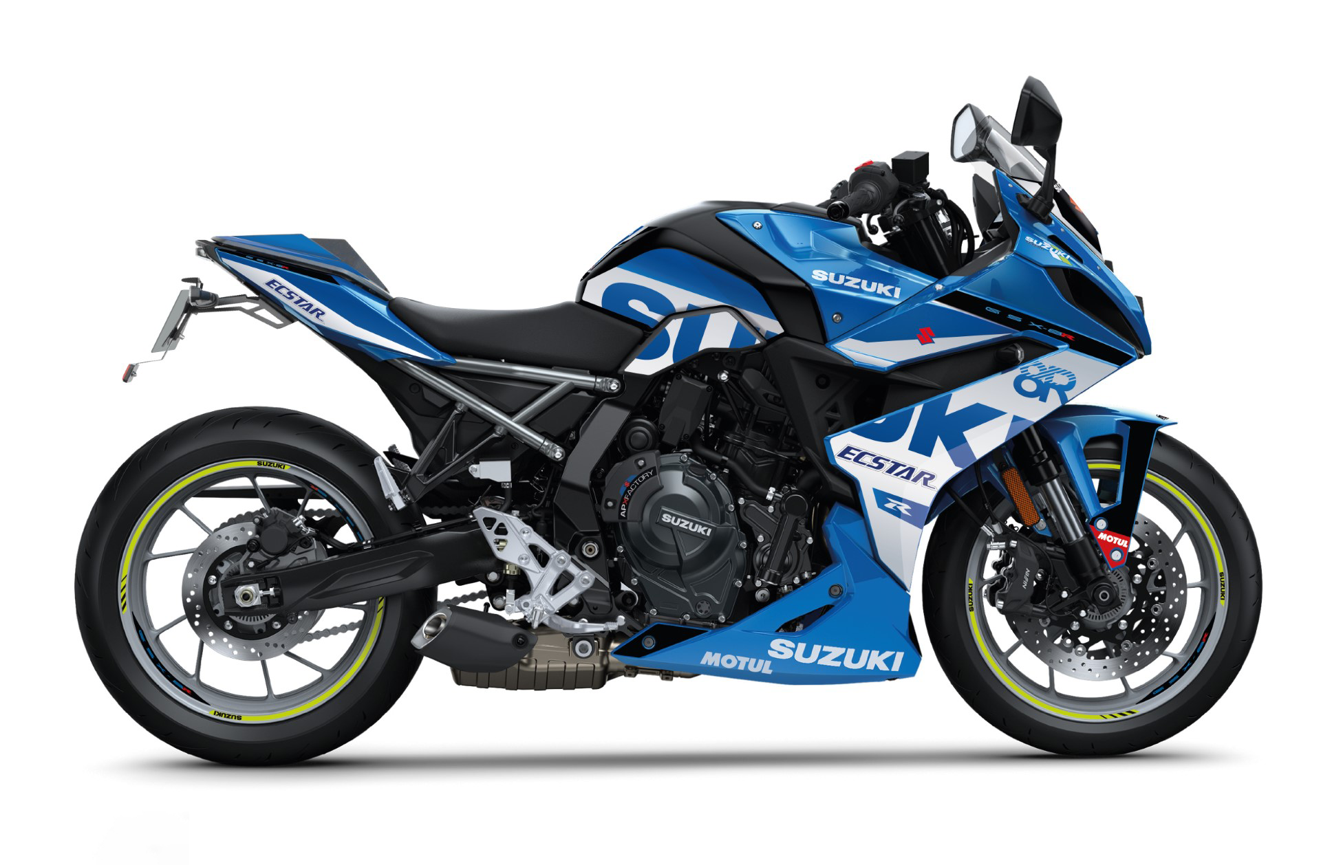 Stickerset GSX-8R, Blauw/Zilver