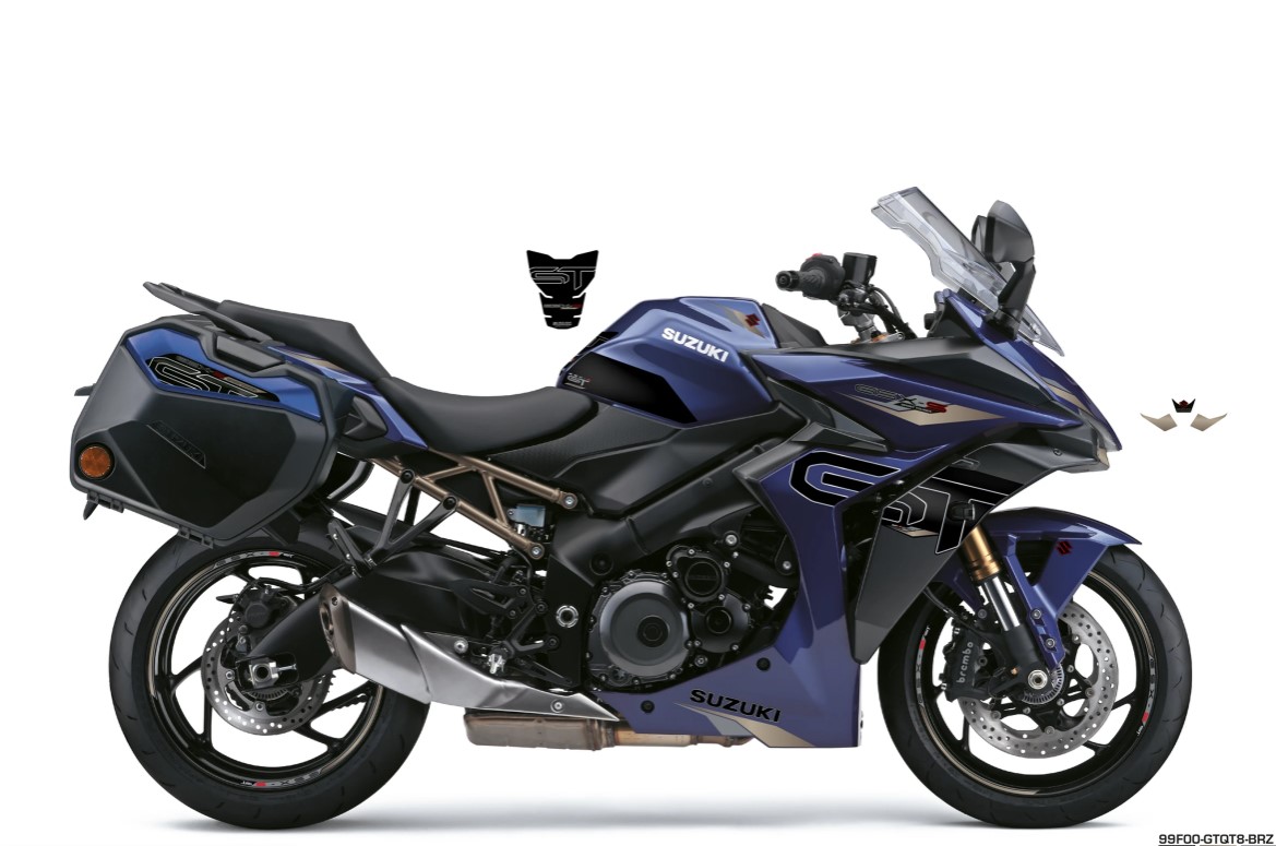Stickerset GSX-S GT QT8 Zwart/Brons