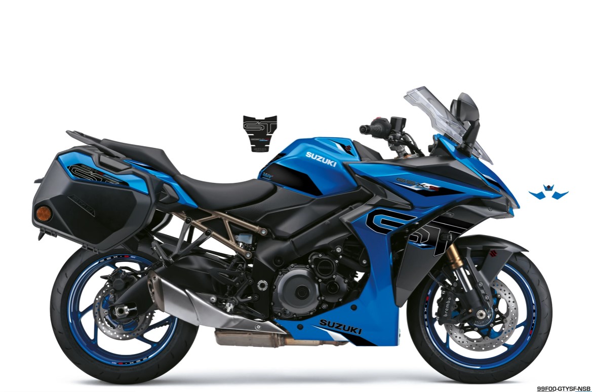 Stickerset GSX-S GT YSF Zwart/Zilver