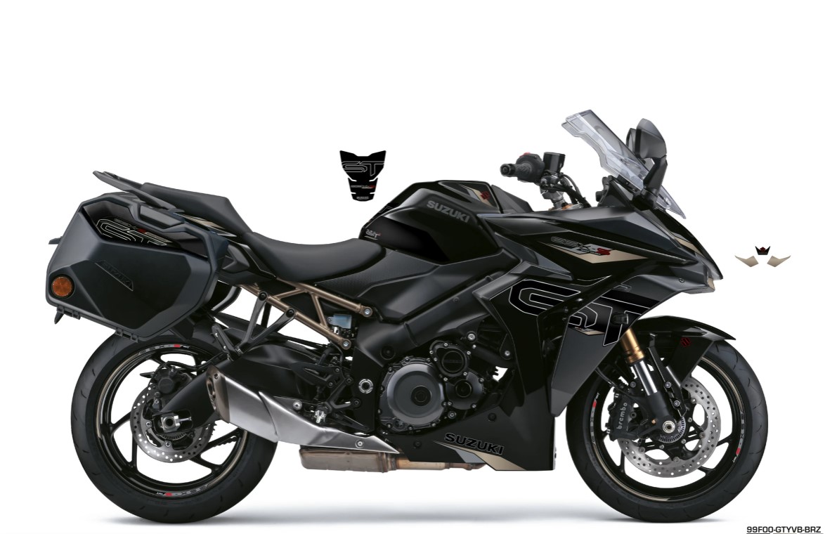 Stickerset GSX-S GT YVB Zwart/Brons